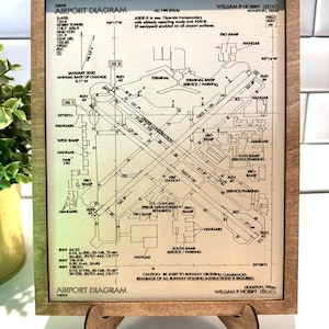 May include: A black and white diagram of William P. Hobby Airport (HOU) in Houston, Texas. The diagram shows the layout of the airport, including runways, taxiways, terminals, and other facilities. The diagram also includes information about the airport's elevation, runway lengths, and other important details.