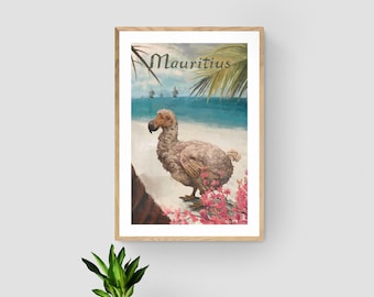 Dodo Mauritius, Print A4, A3, A2, A1
