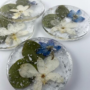 Custom Round Coasters Wedding Preservation Bouquet Preservation Flower Preservation Bridal Gift Homeware Handmade Keepsake