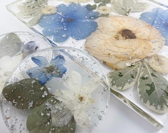 Dienblad met geconserveerde bloemen Dienblad met geperste bloemen Boeketconservering Dienblad bruiloftsbloem conservering Hars bruidsboeket ALLEEN AANBETALING