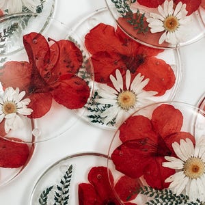 Wedding Bouquet Preservation Coaster Pressed Flower Coaster Flower Preservation Resin Coaster Wedding Gift Floral Preservation DEPOSIT ONLY