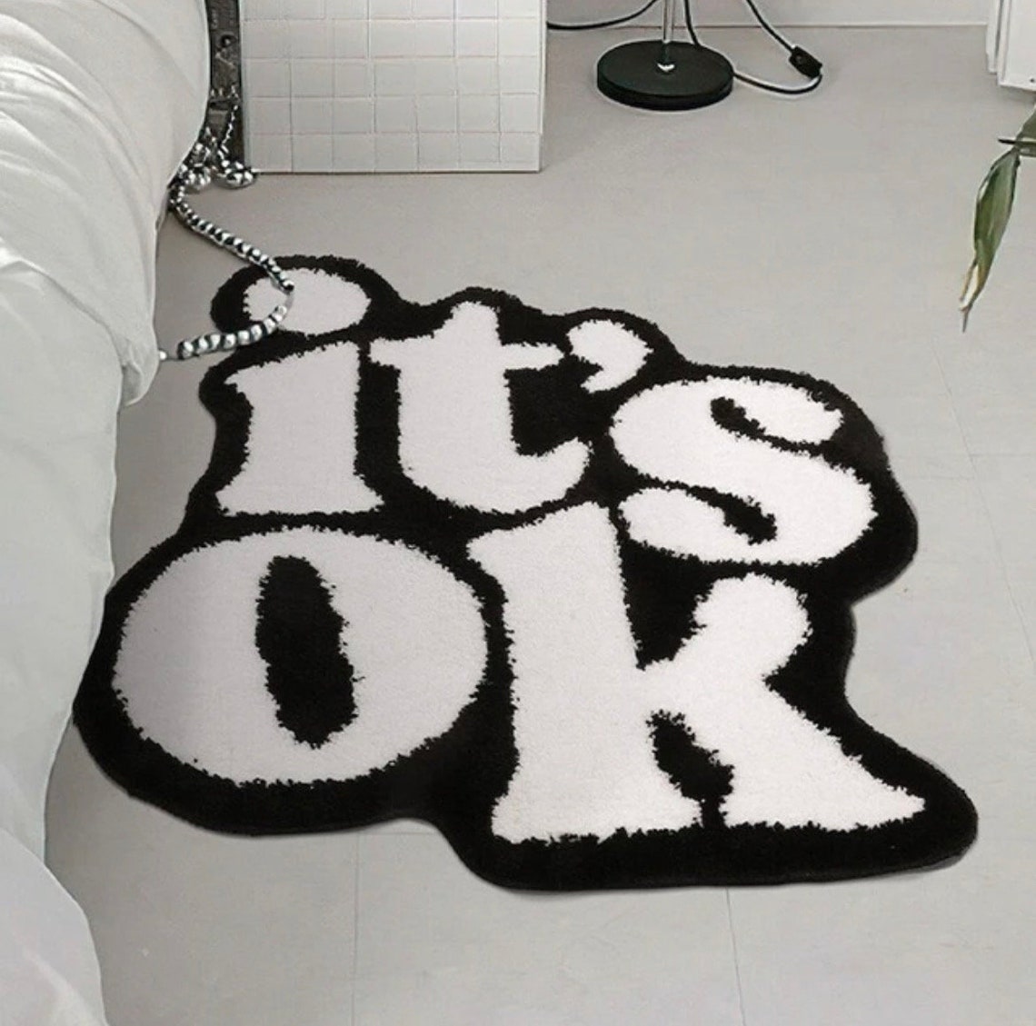 It's OK Rug Handmade Fluffy Plush Tufted Living Room for Etsy