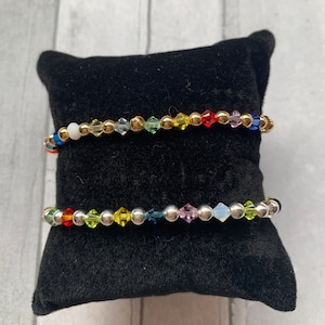 Swarovski crystal beaded bracelet