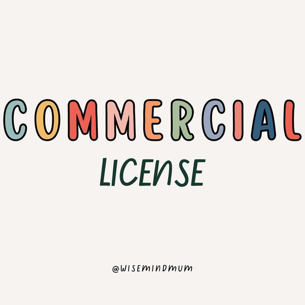 Commercial License - Permission to re-distribute products. One Commercial License per Product