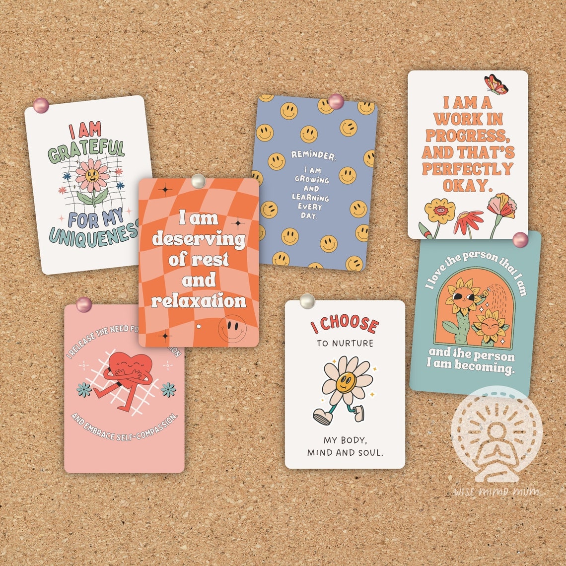 Self-love Flashcards Self-confidence Printable Affirmation Deck ...