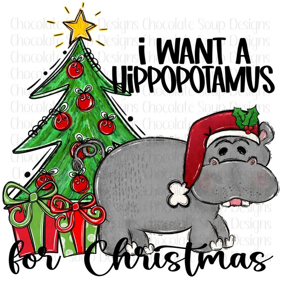 I want a hippopotamus cheap for christmas song