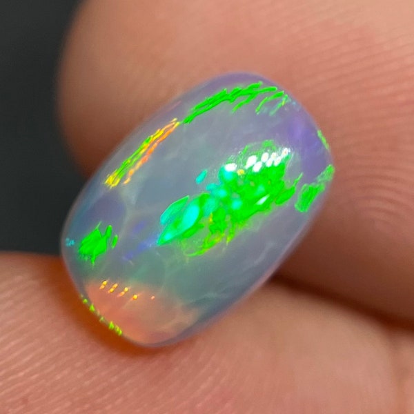 2.2 Cts - Chaff Pattern Neon Bright Ethiopian Welo Opal having Super Quality Texture and Great Price | EPO-251