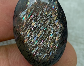 9.35ct レインボー ラティス サンストーン、流星雨レインボー サン