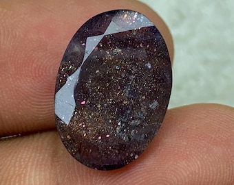8.40ct Bloodshot Iolite Sunstone, Confetti Iolite Sunstone, Top Quality Iolite Sunstone, Sparkling Glittery Sunstone |ST-41|18.4*13*5.9mm