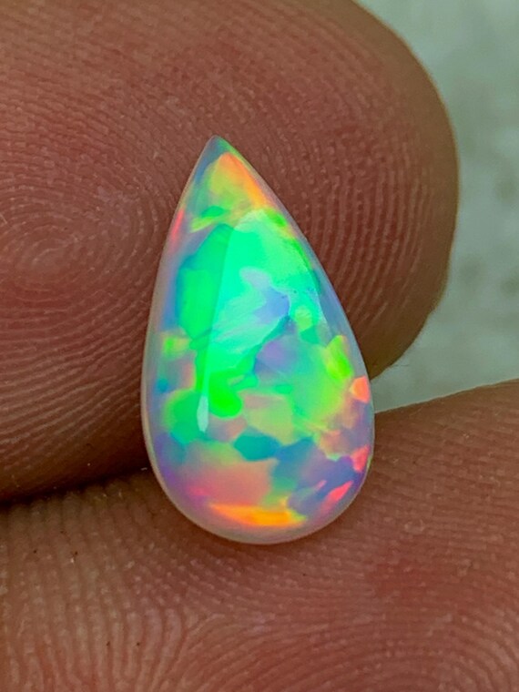Top Quality Dragon Egg Rainbow Fire Opal, Bright Fire Opal