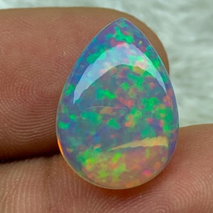 7.55cts -Natural Opal Cabochon, Blazing Fire Ethiopian Welo Opal, Fire Opal, Opal for Jewelry Making, Bright Opal |EPO-1412| 18.1*13*6.6mm