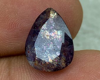 4.15ct Bloodshot Iolite Sunstone, Confetti Iolite Sunstone, Top Quality Iolite Sunstone, Sparkling Glittery Sunstone |ST-31|13.2*10.2*5.6mm