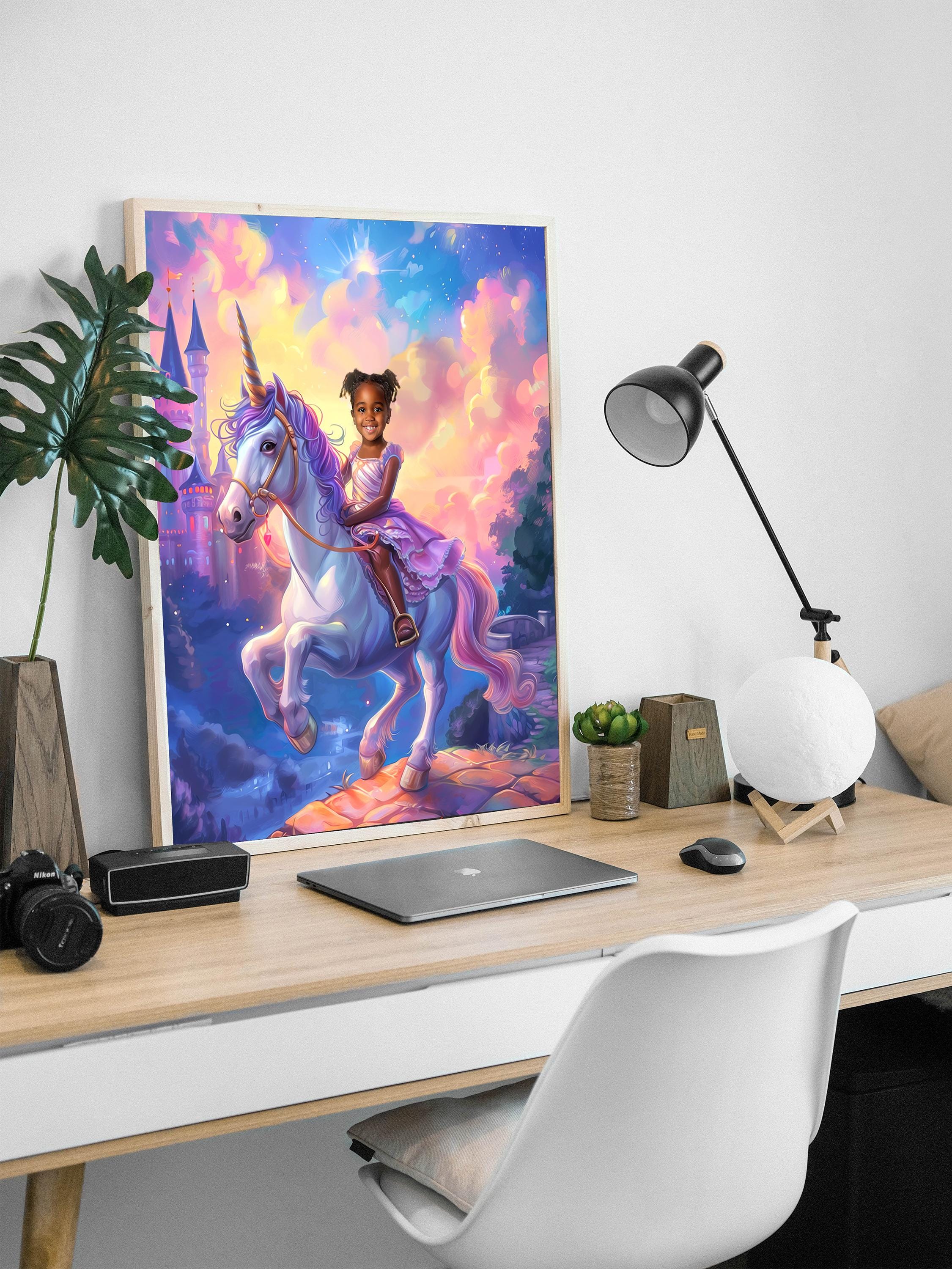 Princess Riding a Unicorn - Get Your Own Princess Portrait From Your ...