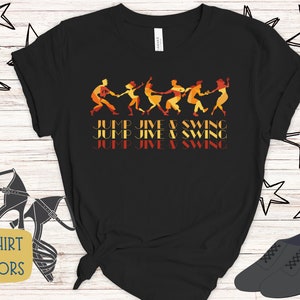 Jump Jive & Swing Dance Troupe T-Shirt, Dance lover shirt, Swing Dance Tee, Gift For Her, Gift For Him