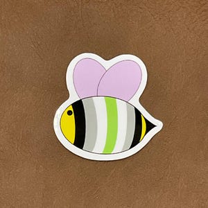 Pride Flagge Bienen Aufkleber