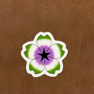 Pride Flagge Blumen Sticker