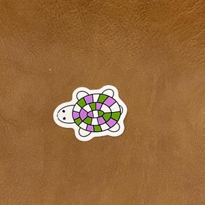 Stickers tortue drapeau de la fierté