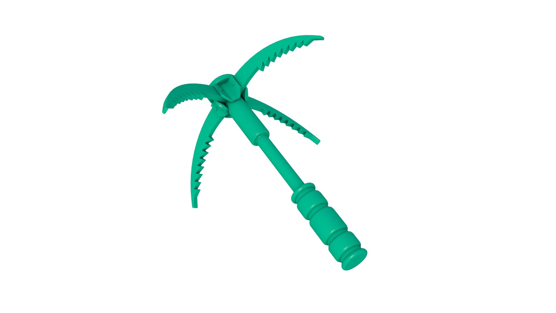 Printable Grappling Hook stl file / printable stl file for 3d printers, home decoration stl, sailor hook stl file