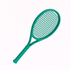 Tennisracket stl-fil / utskrivbar stl-fil för 3D-skrivare, heminredning stl, racket
