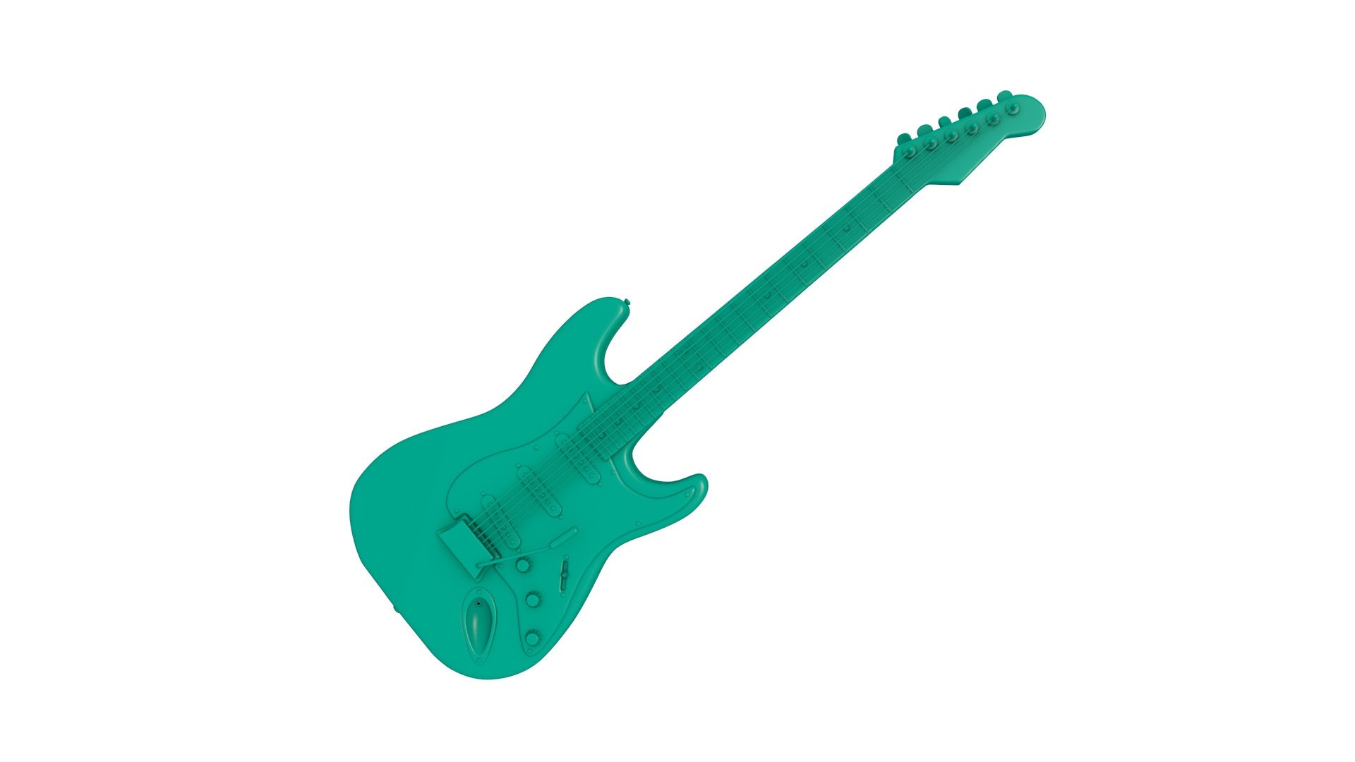 Guitar Stl File / Printable Stl File for 3d Printers, Home Decoration