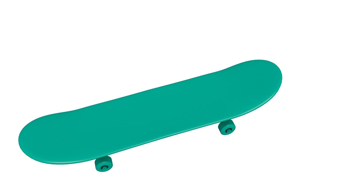 Skateboard Stl File / Printable Stl File for 3d Printers, Home