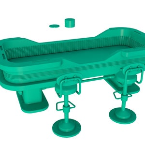 Craps Table stl file / printable stl file for 3d printers, home decoration stl, casino  stl file