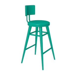 Bar Stool Chair stl file / printable stl file for 3d printers, home decoration stl,  chair stl file