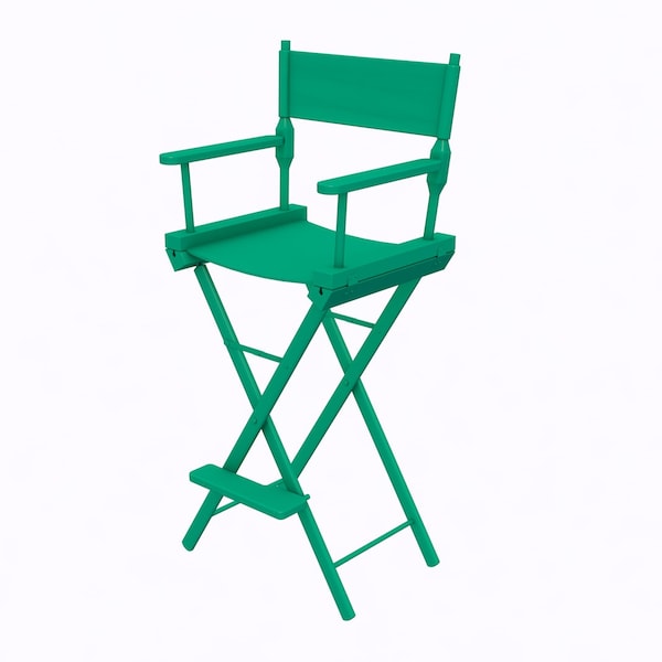 Director Chair  stl file / printable stl file for 3d printers, home decoration stl,directors cinema seat  stl file