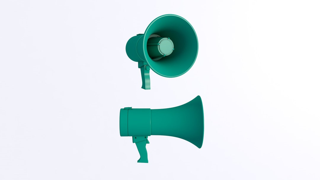 Megaphone Stl File / Printable Stl File for 3d Printers, Home ...