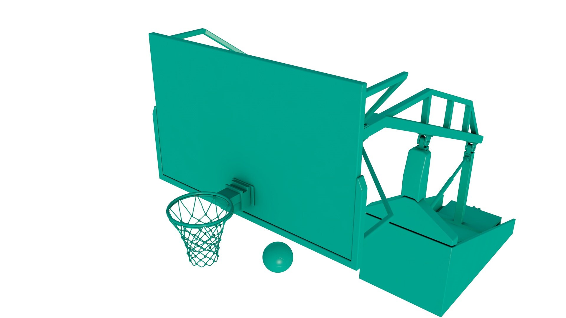 Basketball Hoop Stl File / Printable Stl File for 3d Printers, Home