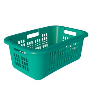 Plastic Clothes Basket stl file / printable stl file for 3d printers, home decoration stl,Plastic basket  printer