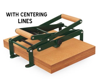 A3 Size Linocut Printing Press - Relief printing machine - Centering lines - Portable linocut press - Letterpress - Duckpresse