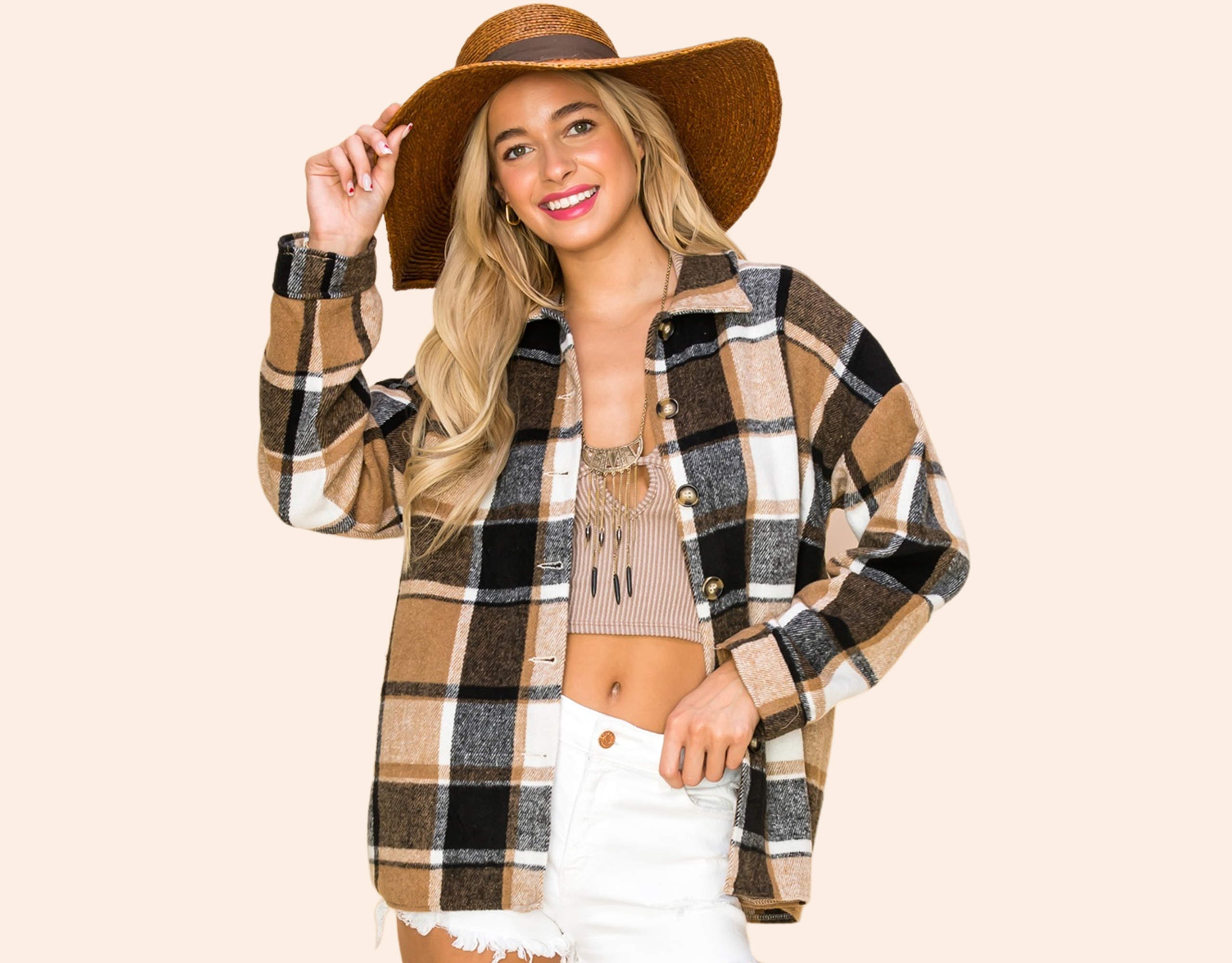 extra long flannel shirt
