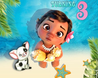 Baby Moana Png Etsy
