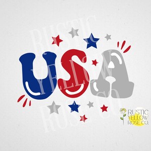 USA Stars | 4th of July | USA | SVG T-shirt Design | America