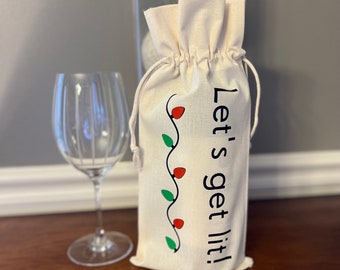 Wine Bags, wine gift bags, hostess gift bags, gift wrap, housewarming gift, Congratulations gift, Christmas gift,