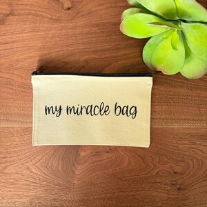 Make-uptasje met grappig gezegde, kleine reisopberger, cadeau vriendin