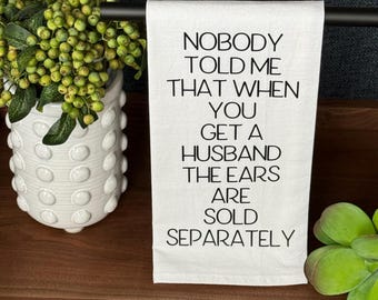 Eigenzinnige keukentheedoek, grappige uitspraken, cadeau gastvrouw