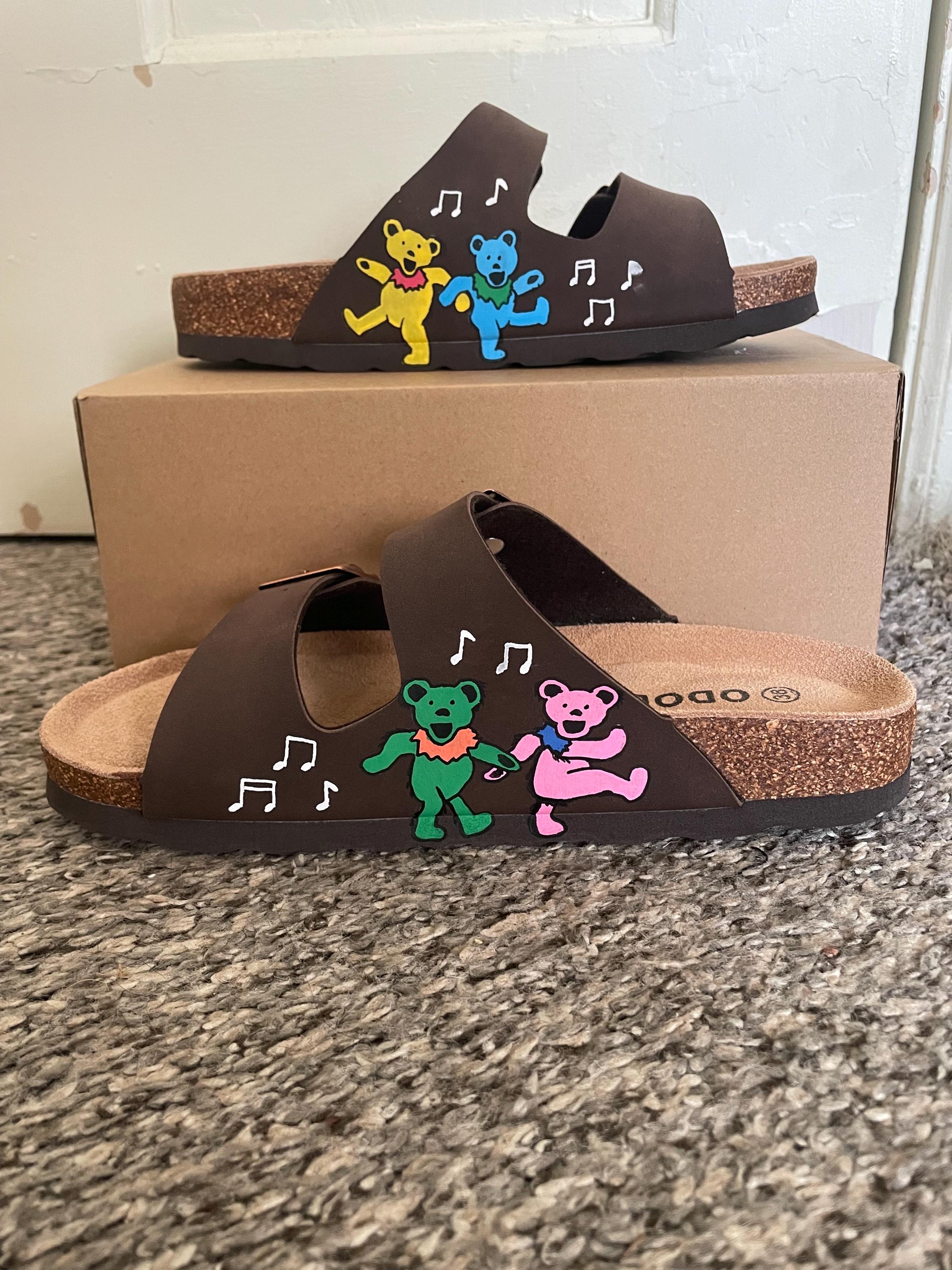 grateful dead flip flops