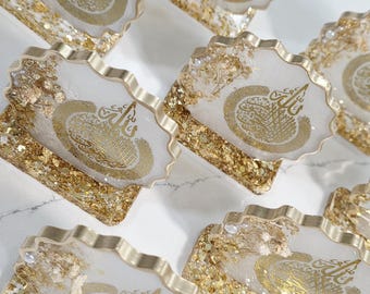 Islamic Resin Favors | Arabic Calligraphy Wedding Favors | Muslim Gift | Newborn & Baby Shower Favors | Aqeeqah Favors