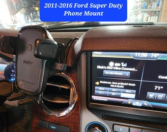 2011-2016 Ford Super Duty Snap-on Phone Mount (with dashboard media console)