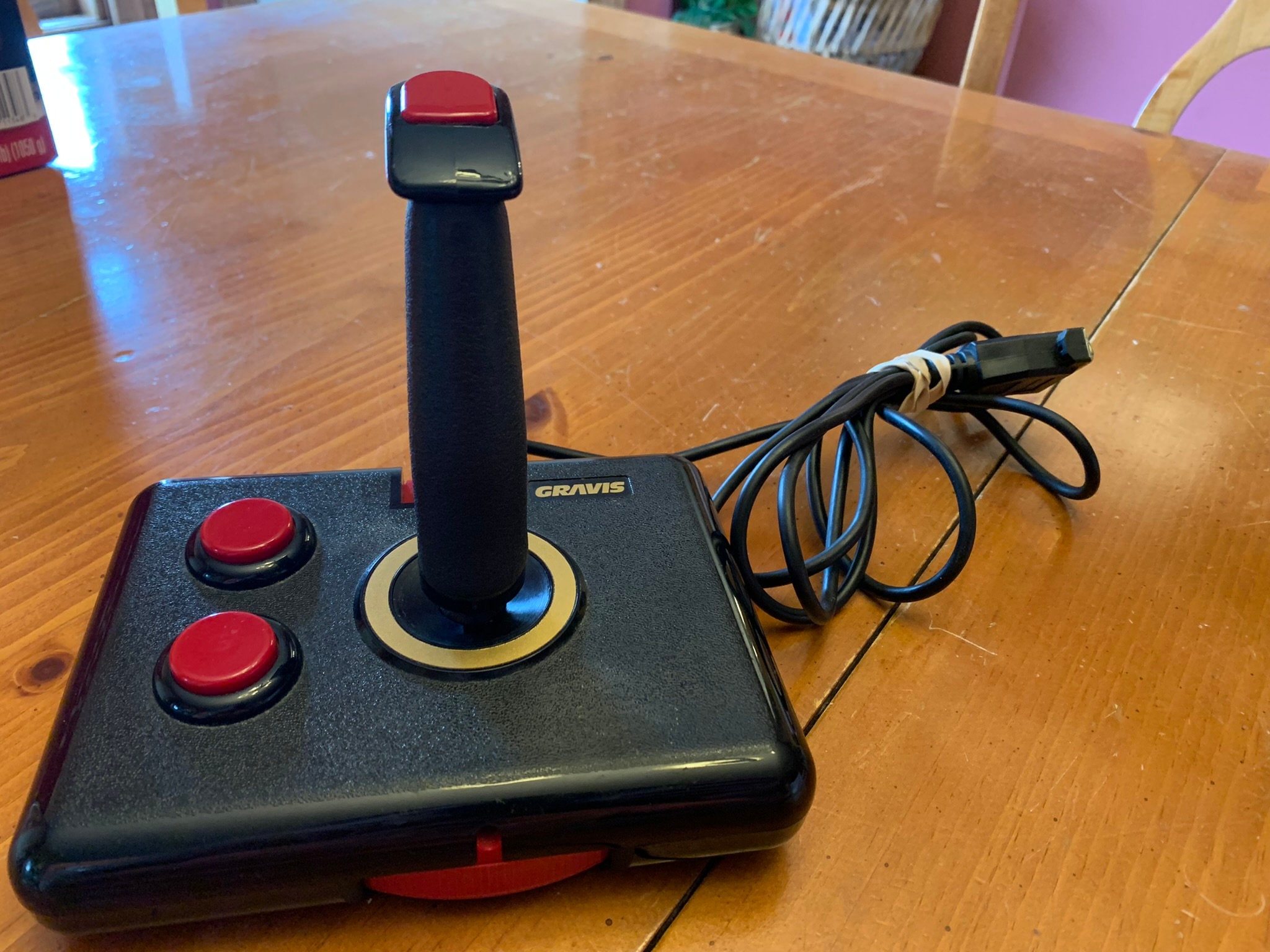 Gravis - Analog Joystick, Vintage 1980's (Has small dirt in areas.) (Not Tested.) (Good Condition!)