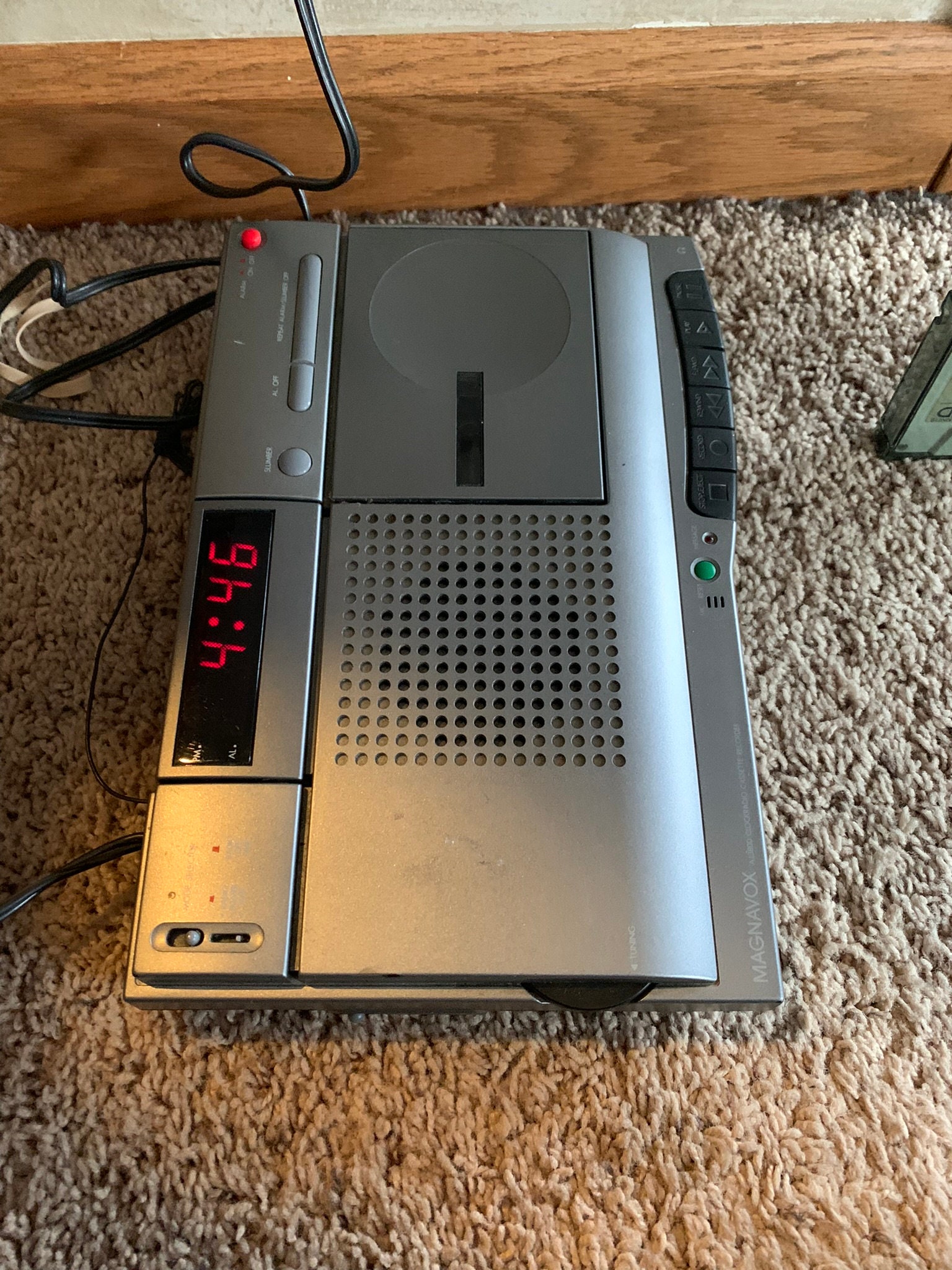 Magnavoxaj3800 Clock Radio Cassette Recorder System amazing Etsy