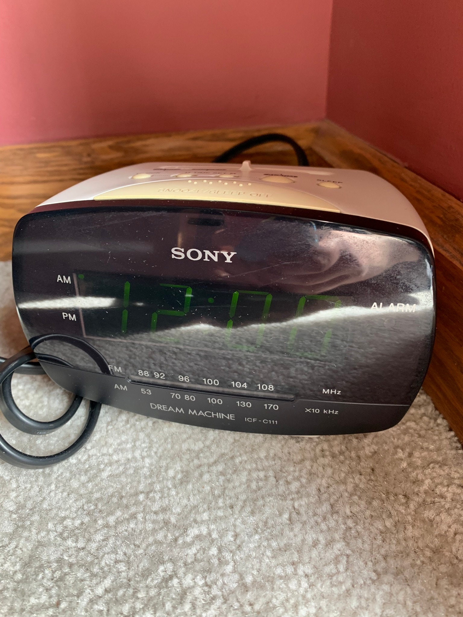 Sonydreammachine Clock/radio white amazing Condition Etsy