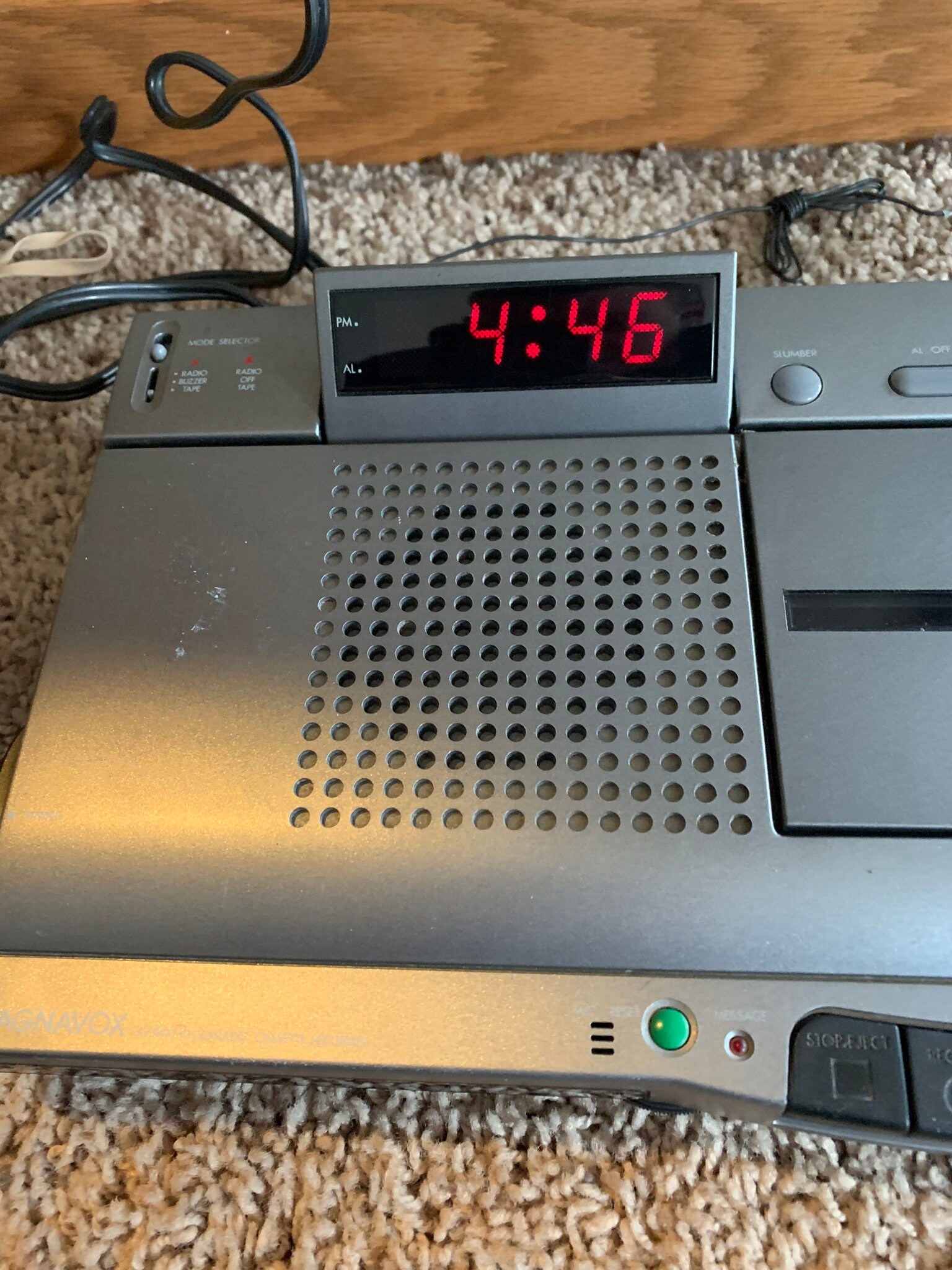 Magnavoxaj3800 Clock Radio Cassette Recorder System amazing Etsy