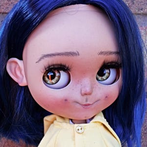 Custom Blythe Doll Coraline OOAK Art Doll