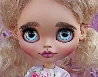 Custom Blythe Doll - Rose, OOAK Blythe doll