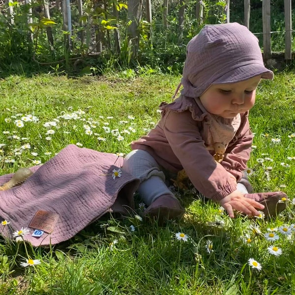 Sun hat muslin, sun hat, peaked cap