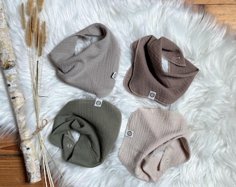 Baby Halstüchersets aus Musselin, viele Farben