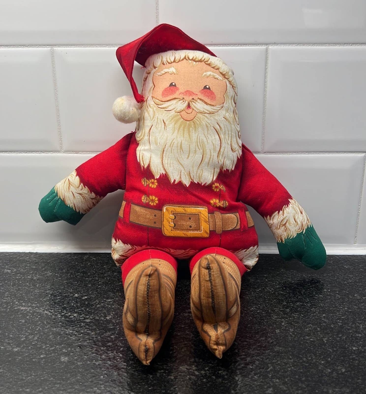 Large Stuffed Santa - Etsy